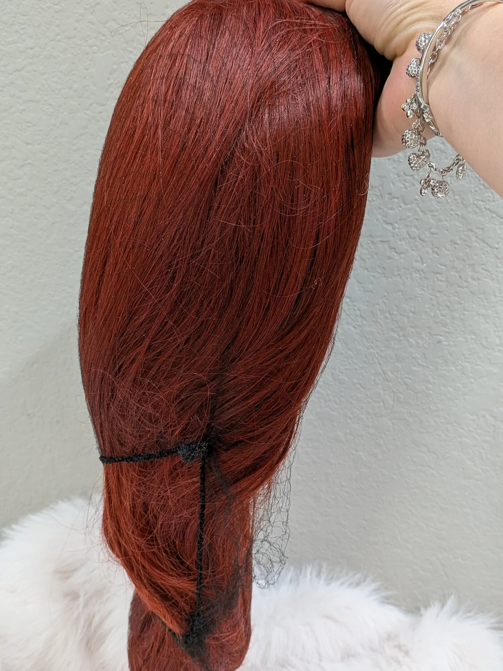 Women's Synthetic Wig in Auburn Red - Classic‎ Straight Style